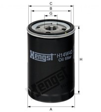 Ölfilter Hengst H14W40 Mann W 719/13 Mahle OC 110 Mercedes-Benz