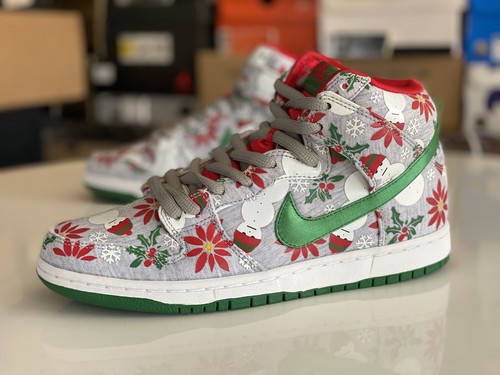 concepts x nike sb dunk high ugly christmas sweater