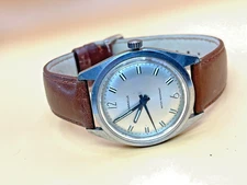 Caravelle Watch by Bulova mechanical hand wind 34mm vintage Clearance