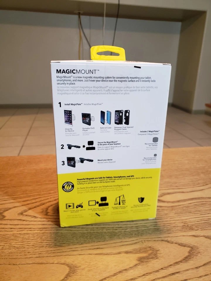 Scosche MagicMount XL Reposacabezas Magnético Universal Soporte Teléfono para Coche MAGTHM2 Foto 2 de 3