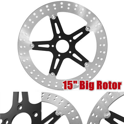 Floating 15'' Big Front Brake Rotor for Harley Touring 2000-2013 Sportster 06-up