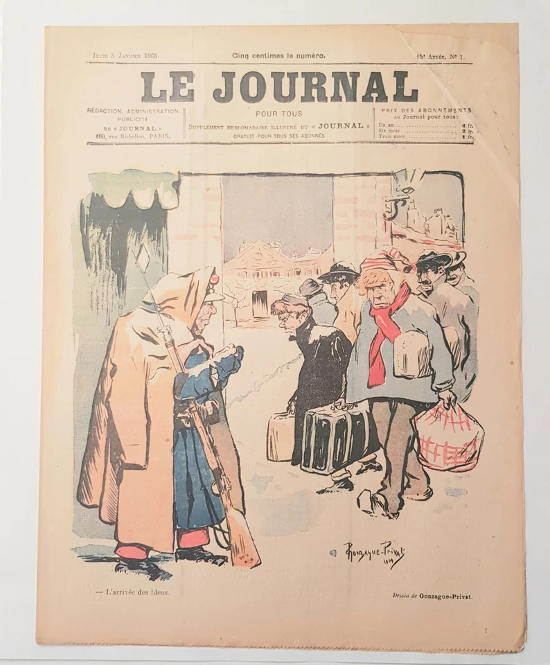 1905 - Lot De 12 Magazine Français de la Belle époque 1905 LE JOURNAL Pour Tous - Photo 2/4