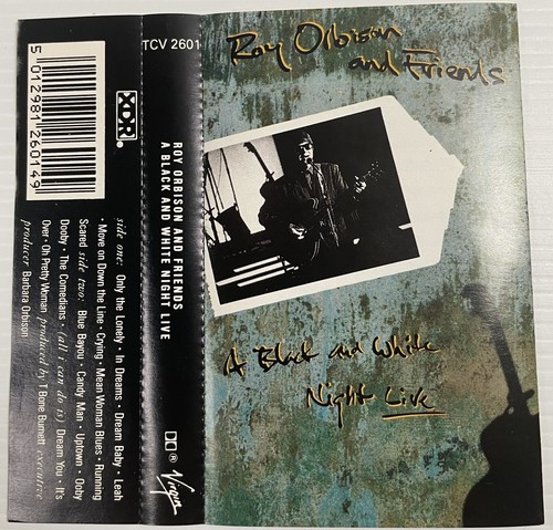 Roy Orbison A Black And White Night Live Music Cassette Tape TVC2601 Virgin 1989 - Picture 4 of 24