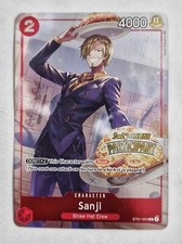 One Piece Card Game TCG - Sanji (ST01-004) ONLINE Participant Tournament Card