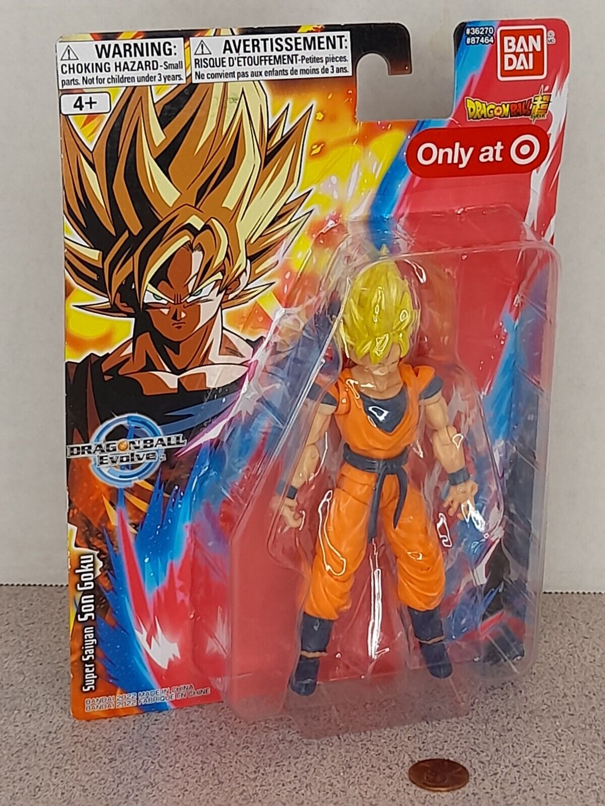  Dragon Ball Super Bandai Evolve - 5 Super Saiyan Goku Action  Figure : Video Games