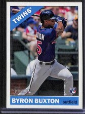 2015 Topps Heritage Baseball Action Variation #724 Byron Buxton