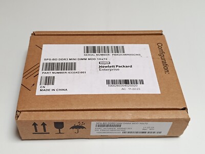 HPE 633542-001 1GB P-Series Smart Array Flash Backed Write Cache For Gen8_0,07_6