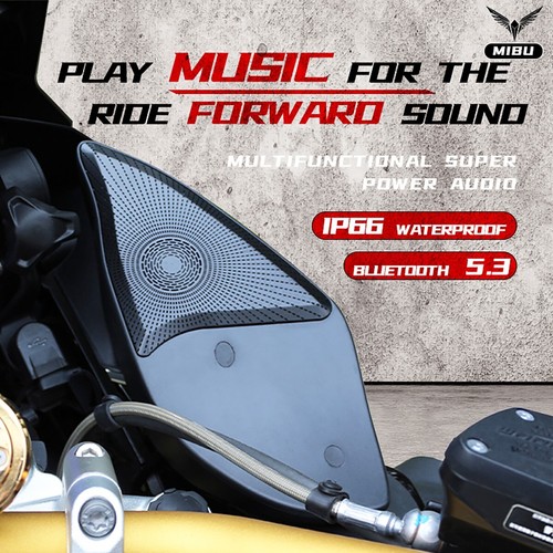 "For BMW R 1250 GS/R 1200 GS 2018-24, IPX7 Waterproof Bluetooth Speaker" - Picture 10 of 13