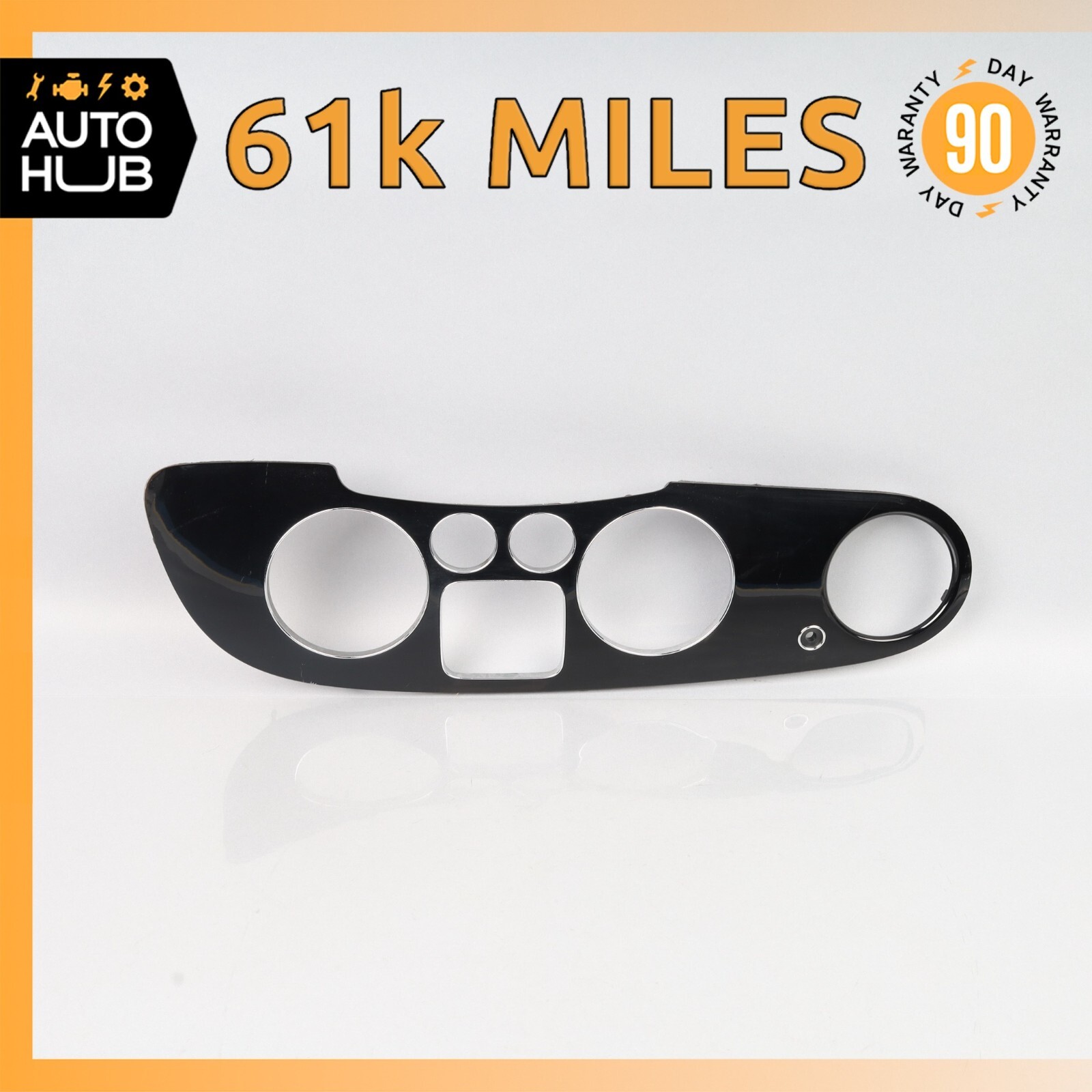 03-13 Bentley Continental GT GTC Dash Panel Speedometer Bezel Wood Trim OEM