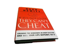 Hugh Hewitt Not Close Can't Cheat signed book HB w DJ 2004 HB w DJ politics GOP