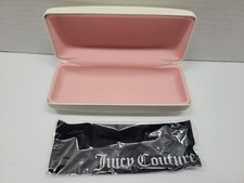   White Juicy Couture Case Hard Clam Shell w/ CLOTH