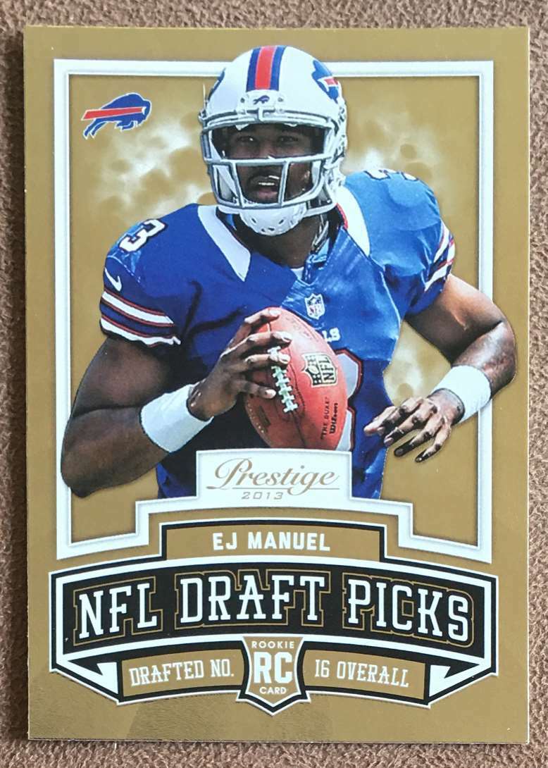 EJ Manuel Panini Prestige NFL Draft Picks #4 Gold