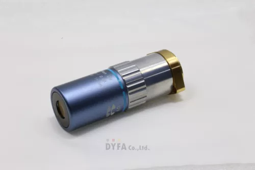MITUTOYO Objective lens Used M Plan UV 50X / 0.40 + brass adapter OPT-I-785=W532