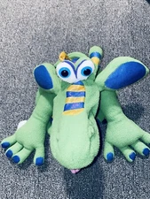 Melissa & Doug Smoulder The Dragon Hand Puppet 12" Plush Green Purple Gold