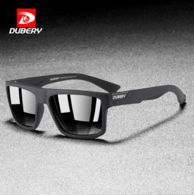 DUBERY Square Polarized Sport Sunglasses For Men Outdoor Driving Fishing Glasses
