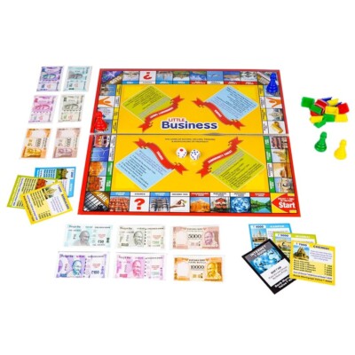 Ratna's Little Business 5-in-1 Board Game Popular with Notes - Includes Other