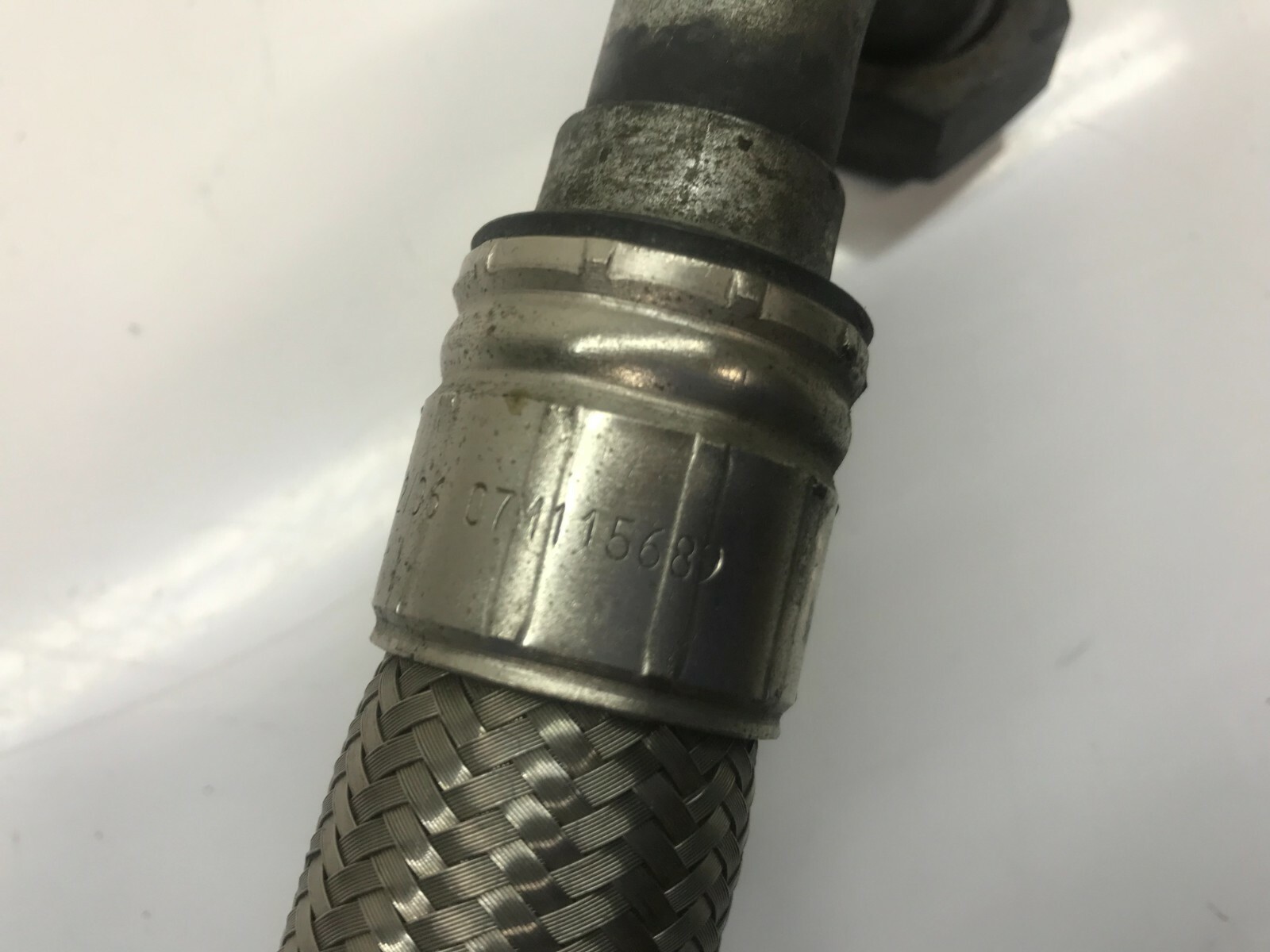 LAMBORGHINI MURCIELAGO ROADSTER UPPER OIL TANK LINE PIPE HOSE OEM 07M115689