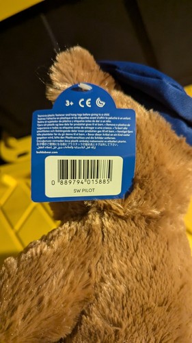 Build-A-Bear Southwest Airlines Flight Attendant Teddy Bear Stuffed Plush RARE! - Picture 2 of 9