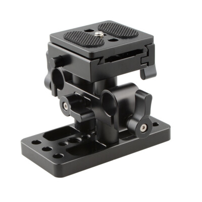 CAMVATE CAMVATE Quick Release Clamp Base for 15mm Rail System Arca-Swiss Plate