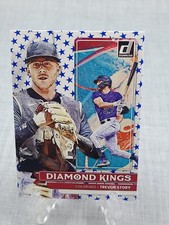 2022 Trevor Story Panini Donruss #29 Independence Day Variation Diamond Kings