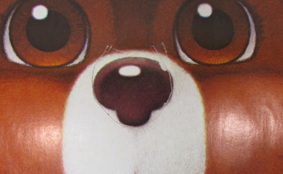 Vintage SMOKEY the BEAR and FRIENDS MASKS: Smokey, Fire, Tree 12" Paper Masks - Image 3 of 4