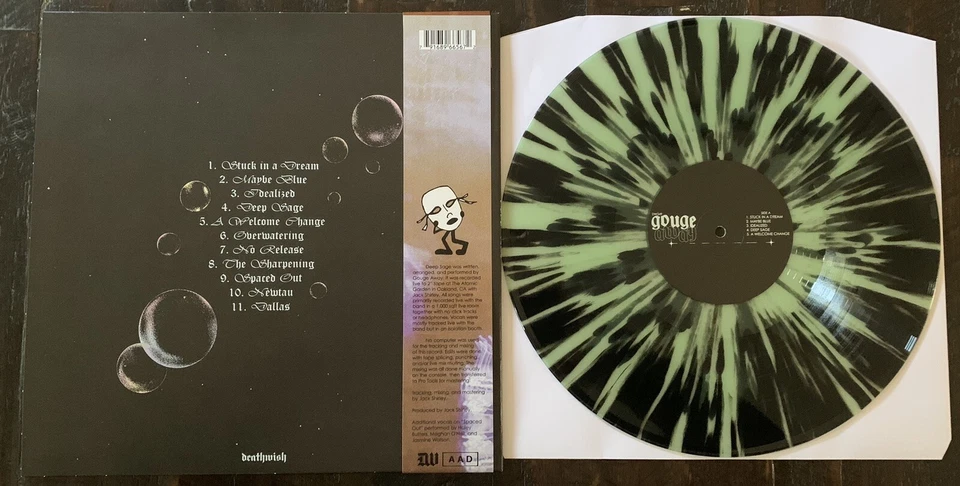 GOUGE AWAY Deep Sage LP Vinyl 1st Press 300-Dying Wish Static Dress Scowl Cerce - Image 3 of 4