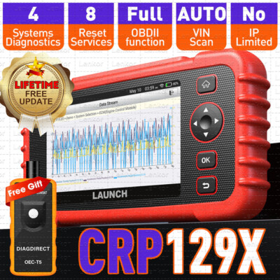 Launch CRP129X Car Diagnostic Tool Auto OBD Scanner Code Reader TPMS SRS SAS EPB