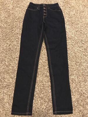no boundaries juniors size 3 cotton blend denim jeans new b8
