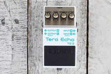 Boss TE-2 Tera Echo Reverb Pedal Electric Guitar Echo/Delay Effects Pedal