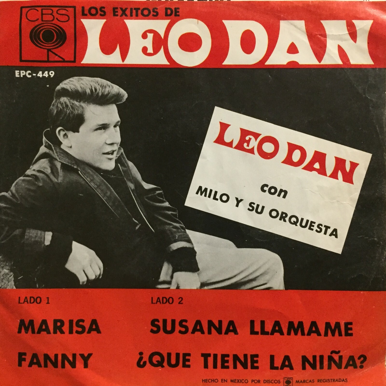 Leo Dan Con Milo Y Su Orquesta Marisa Latin Rock Ballad 45rpm 7 Ep 1965 Chanson Ebay