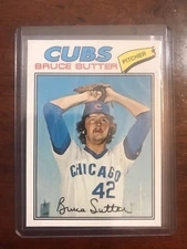 2011 Topps Bruce Sutter # 60YOT-26 60 Years Of Topps # 144 1977 Topps Cubs