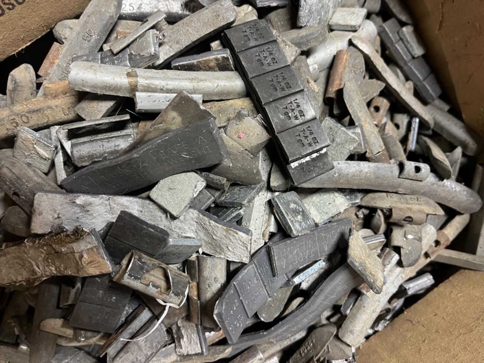 65 lbs Lead wheel weights Flat Rate Priority Shipping ballast sinkers bullets eBay