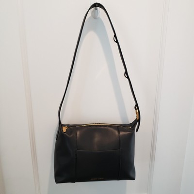 Charles & Keith - Lorain Shoulder Bag, Women's Shoulder Bag, Black (NWT)