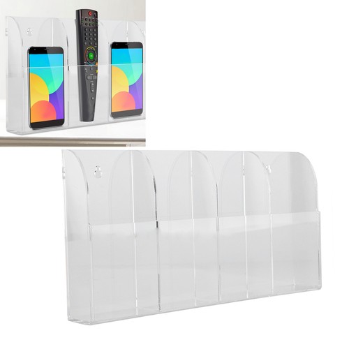 Phone/TV Remote Control Storage Box Home Desk Makeup Organizer Holder Container - Picture 9 of 12