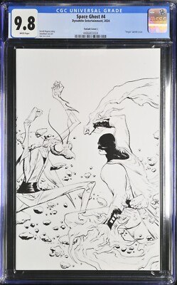 Space Ghost V4 #4 Jae Lee Incentive Virgin Sketch Cover (Variant J) - CGC 9.8