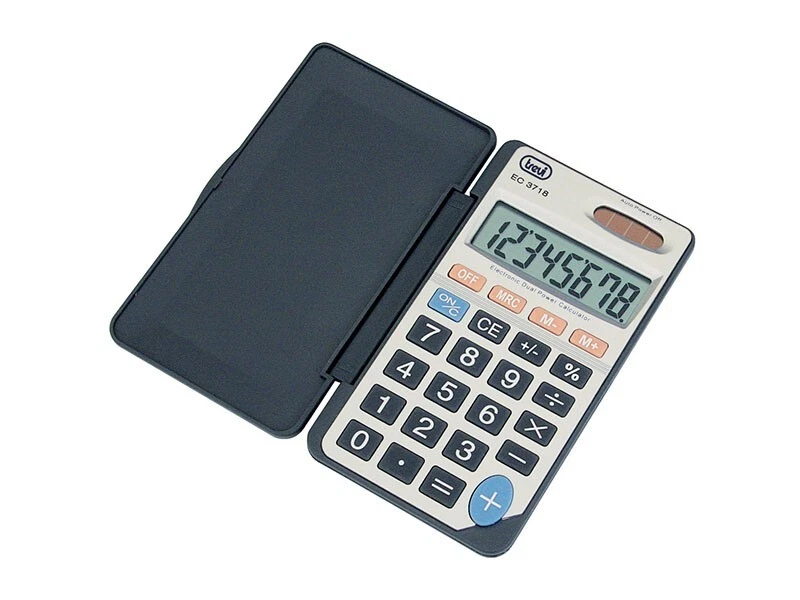 Calcolatrice Elettronica Tascabile Trevi EC 3718 - Tasti Grandi