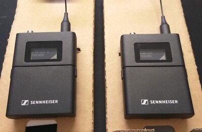 2 Stück Sennheiser EW-DX SK 3-pin R1-9 Bodypack Art-Nr. 509399 für Headset Mikro