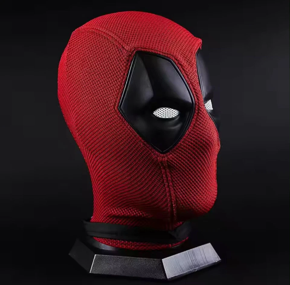 Deadpool Full Head Mask - Deluxe Nylon Cosplay Mask for Halloween and Costumes - Image 3 of 4