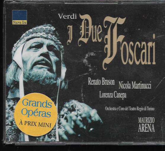 VERDI I DUE FOSCARI RENATO BRUSON MAURIZIO ARENA CD BOXSET NEW/SEALED