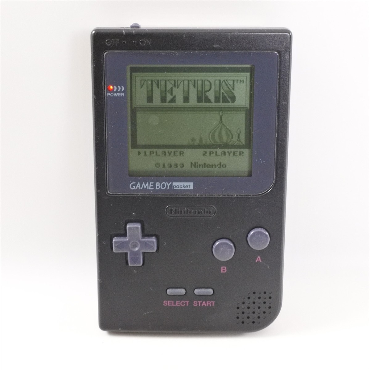 ゲームボーイ - (本体) GAME BOY pocket(ゲームボーイポケット) 黒(ブラック) 任天堂(MGB-001) Gameboy Pocket Console Black MGB-001 Nintendo M12502774 made in