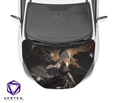 Wuthering Waves Anime Hood Wrap Weatherproof Vinyl Decal 50X60 1-YR Waranty K