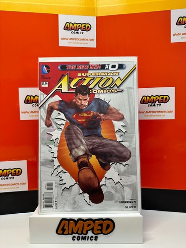 Action Comics #0 - 9 DC - 10 BOOK LOT ** INCLUDES KEYS & VARIANT COVERS ...