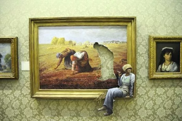 Banksy Street Artist The Gleaners Print A4 A3 A2 A1 | eBay