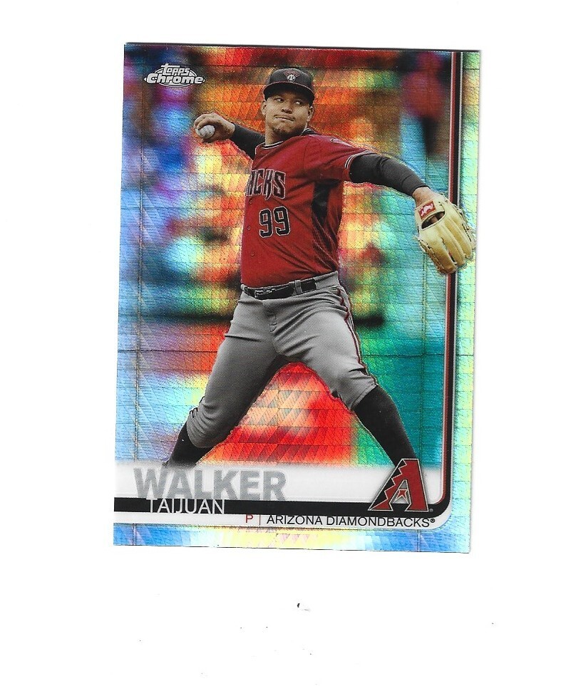 2019 Topps Chrome X-Fractors #143 Taijuan Walker ARIZONA