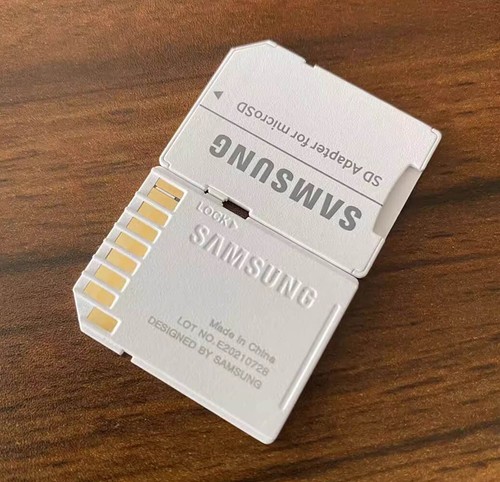 New Genuine Samsung Micro SD TransFlash TF To SD SDHC Card Adapter Transform - Picture 5 of 6