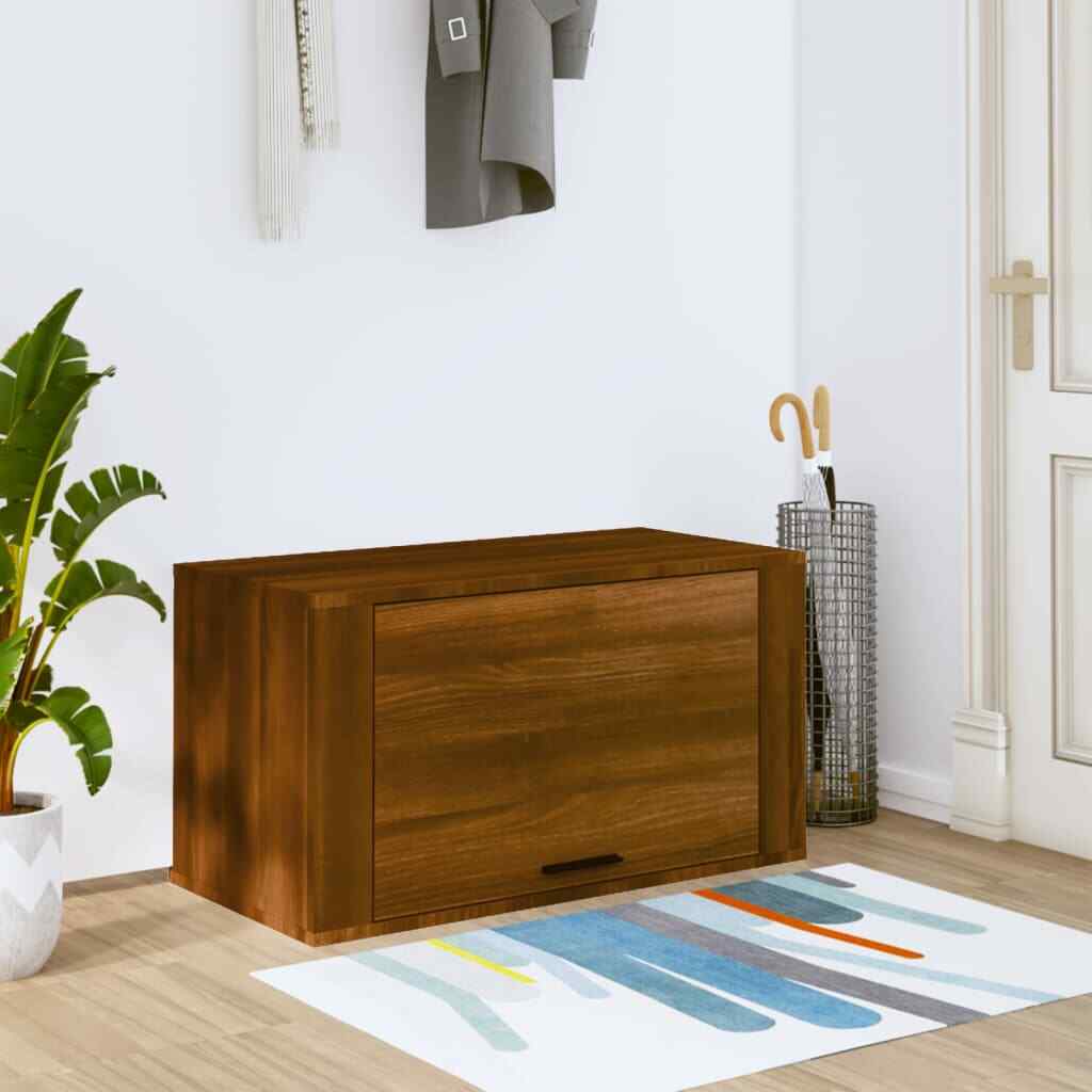 Mueble Zapatero Pared Madera Pino Entrada Pasillo Salón Multicolor vidaXL