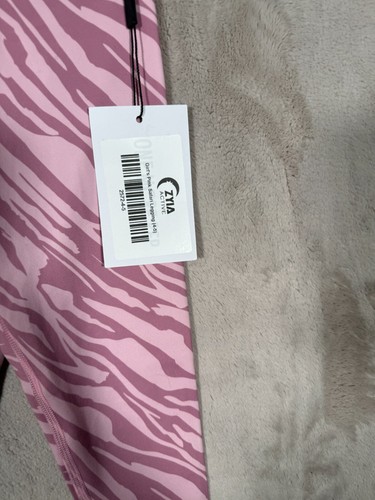 Zyia Leggings Girls Size 4-5 Pink Zebra New - Picture 6 of 6