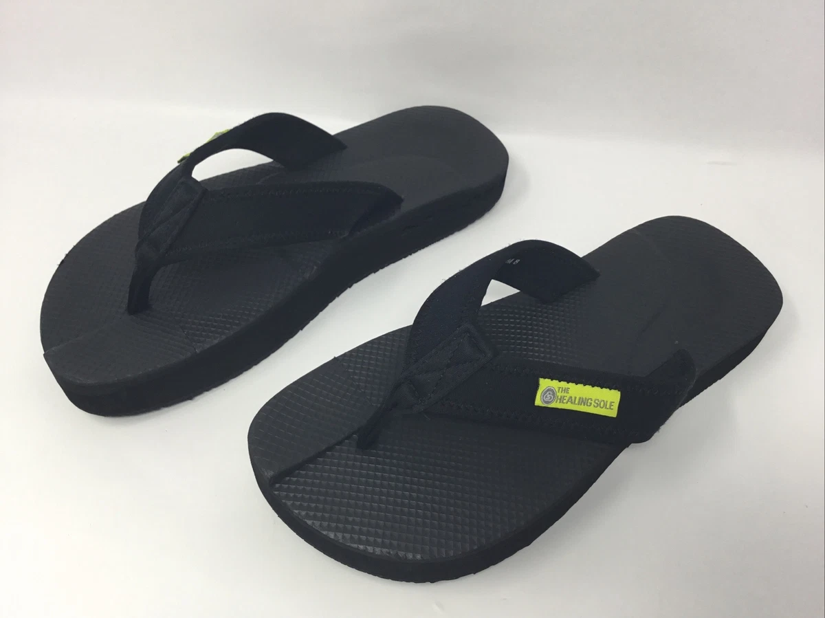 Healing sole flip flops sales