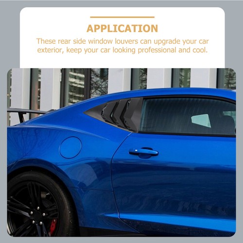 Car Side Vent Decoration Window Louvers for Trim Rear Shutter Cover - Picture 10 of 12
