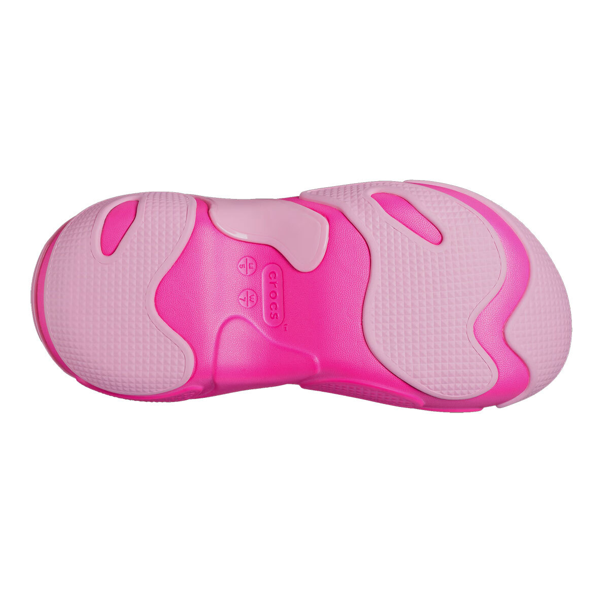 スニーカー ^CROCS^ Bubble Crush Clog Pink Crush 2100616TW 210061-6TW New CROCS Womens BUBBLE CRUSH CLOG 210061-6TW PINK W 5 - 9